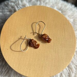 Cameo 10K Earrings